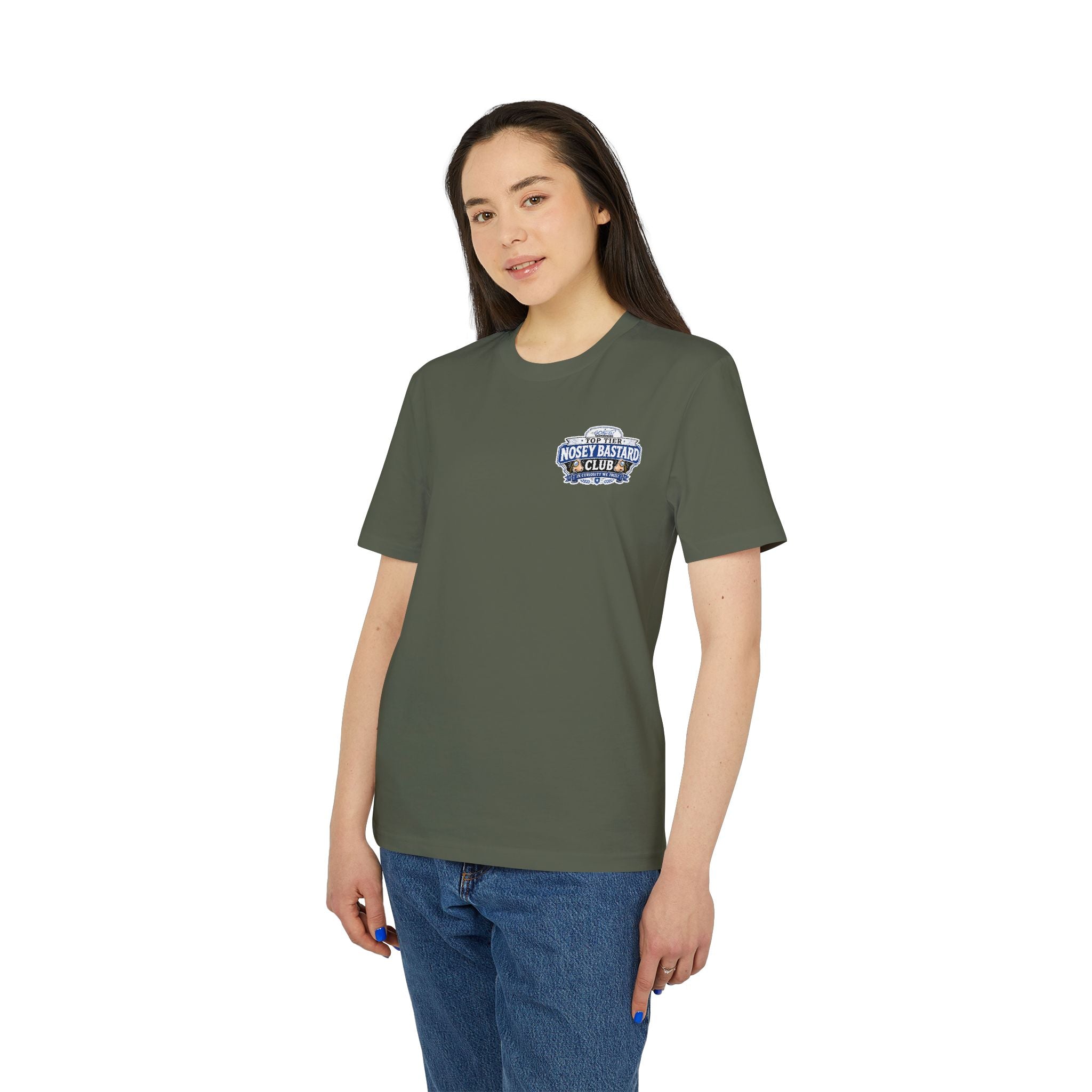 'TOP TIER' Nosey Bastard Club👃| Official GO Forth! T-Shirt | Small Chest Logo | Colour