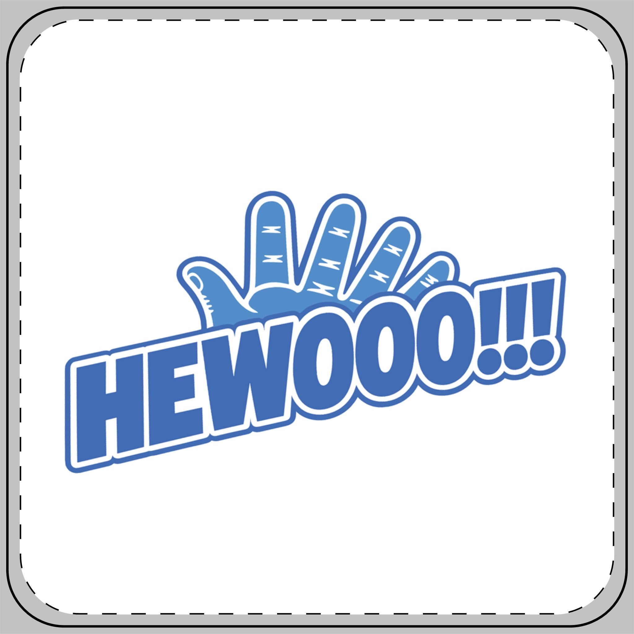 OFFICIAL GO Forth! Drink Coaster | HEWOOO!!! | White 🤍