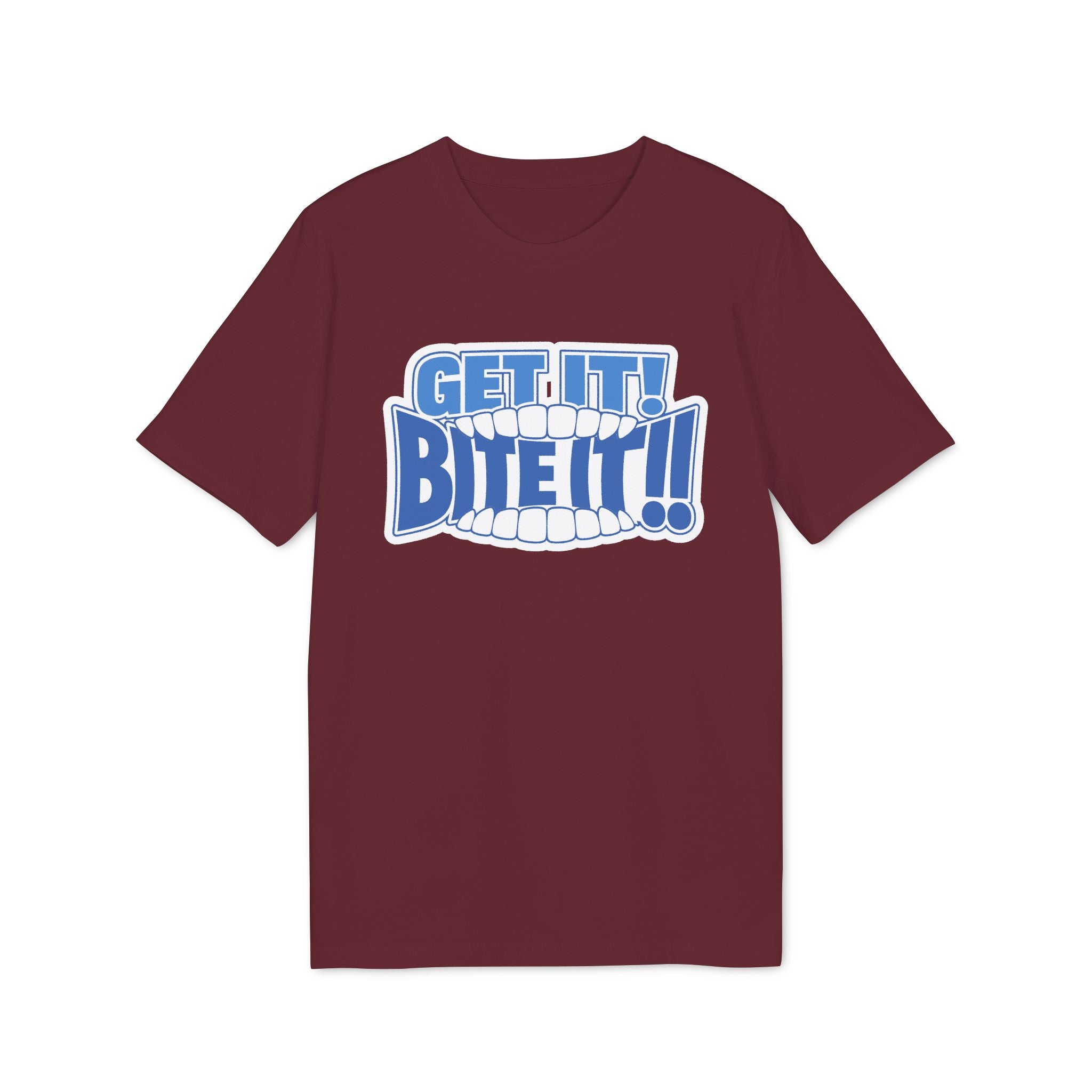 💪 GET IT! BITE IT!!🫦 | Official GO Forth! T-Shirt | Large Chest Logo | Colour