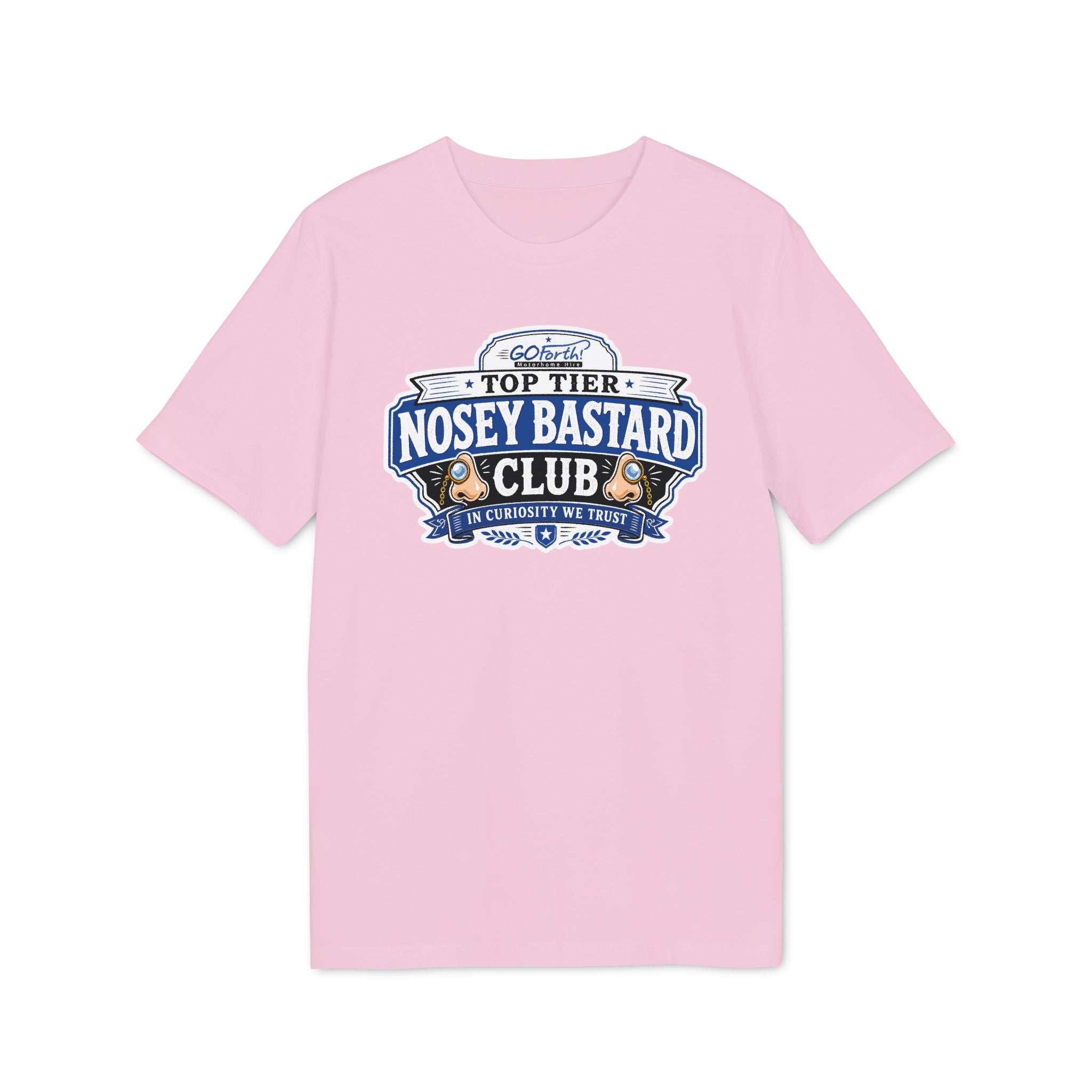 'TOP TIER' Nosey Bastard Club👃| Official GO Forth! T-Shirt | Large Chest Logo | Colour