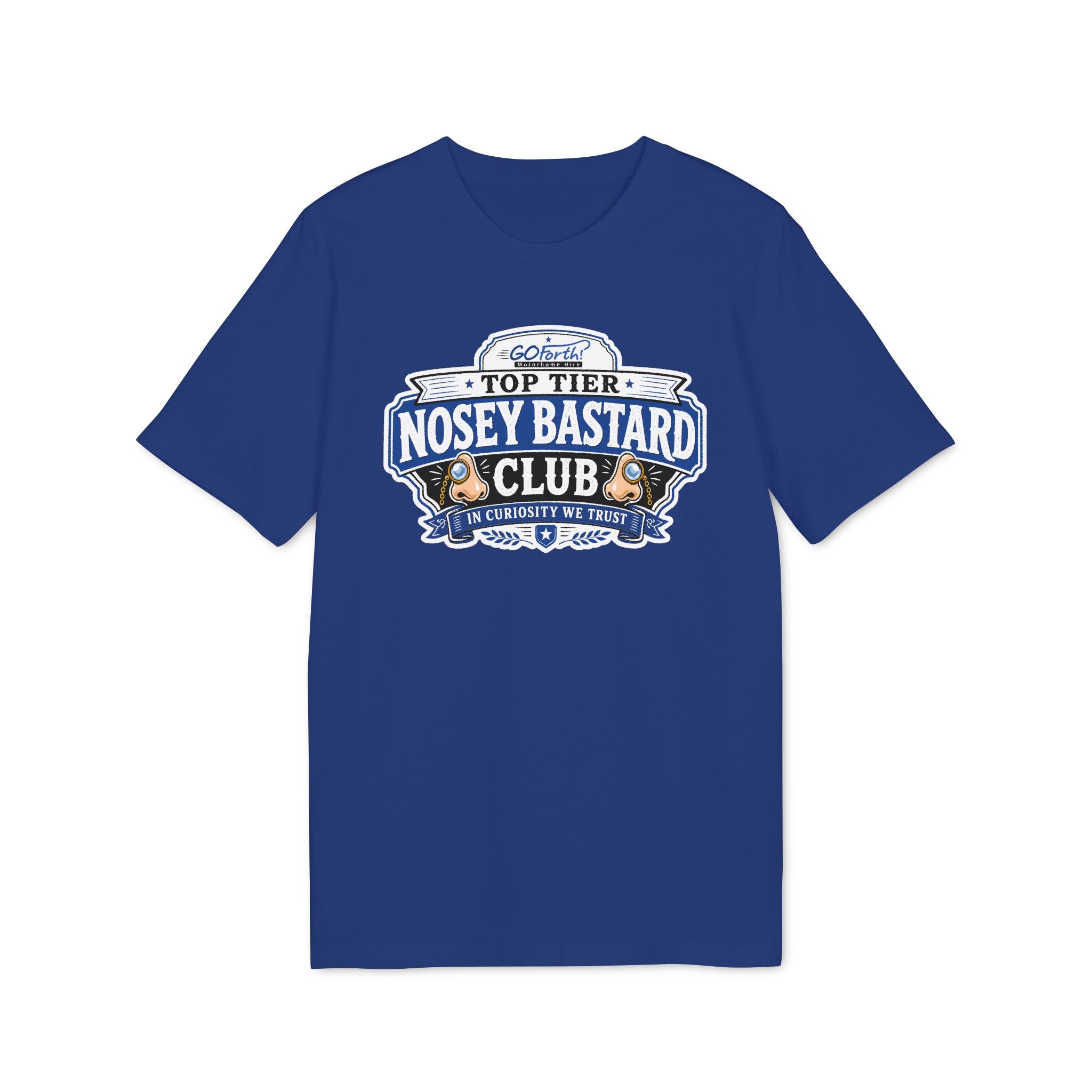 'TOP TIER' Nosey Bastard Club👃| Official GO Forth! T-Shirt | Large Chest Logo | Colour
