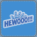 OFFICIAL GO Forth! Drink Coaster | HEWOOO!!! | Light Blue 🩵