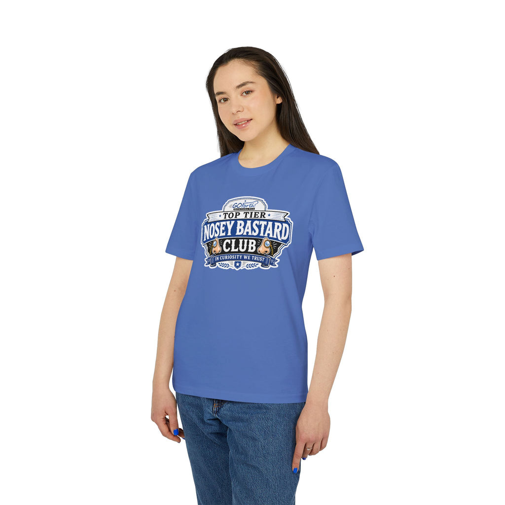 'TOP TIER' Nosey Bastard Club👃| Official GO Forth! T-Shirt | Large Chest Logo | Colour
