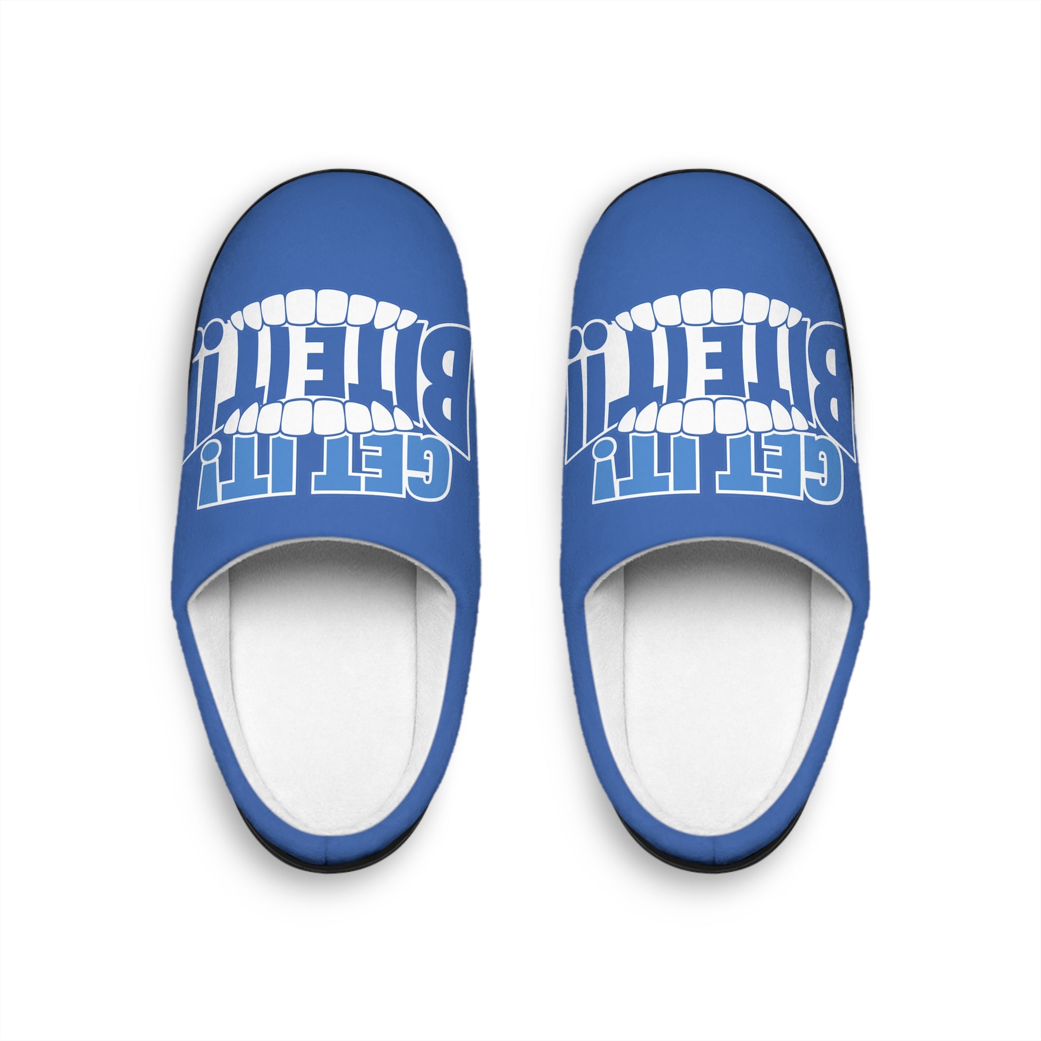 💪 Get It! BITE IT!! 🫦 | OFFICIAL GO Forth! Slippers | Mens or Woman with big feet