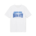 💪 GET IT! BITE IT!!🫦 | Official GO Forth! T-Shirt | Large Chest Logo | White