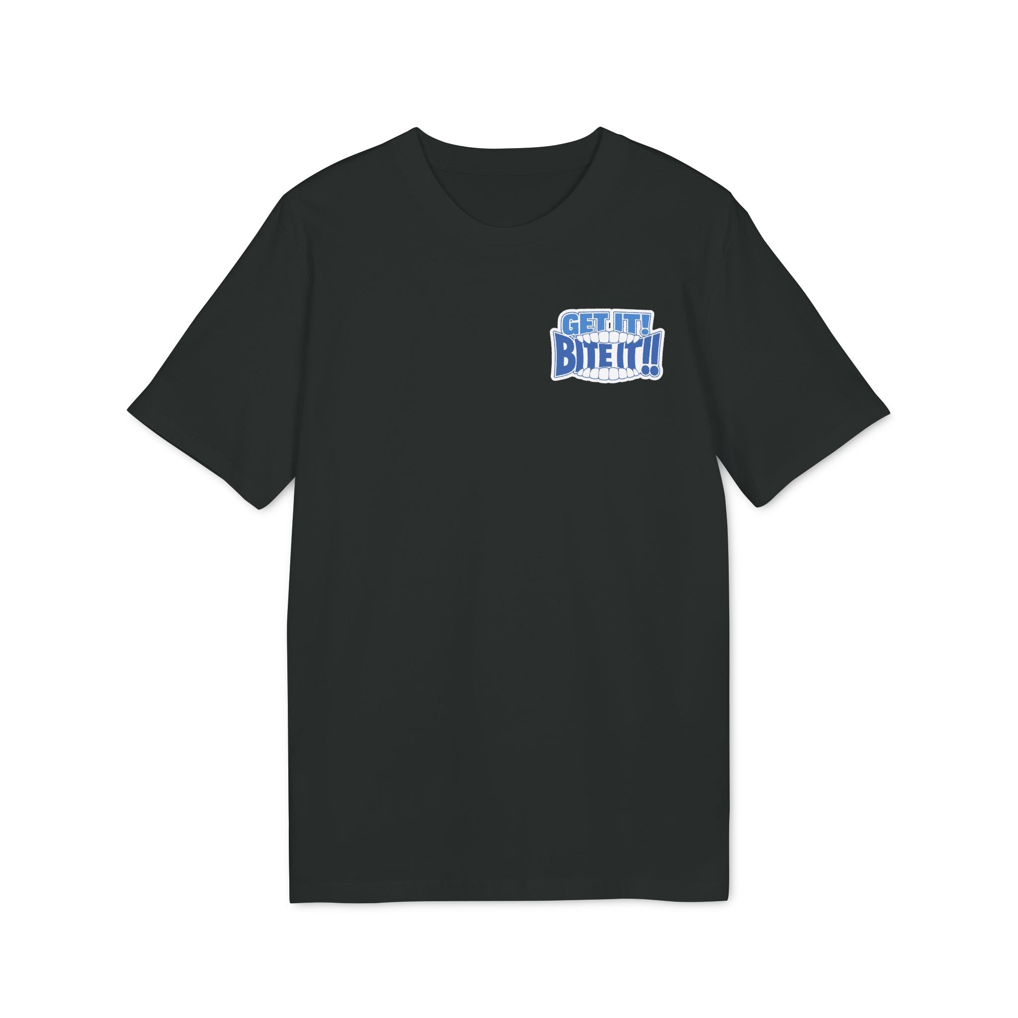 💪 GET IT! BITE IT!! 🫦 | Official GO Forth! T-Shirt | Small Chest Logo | Colour