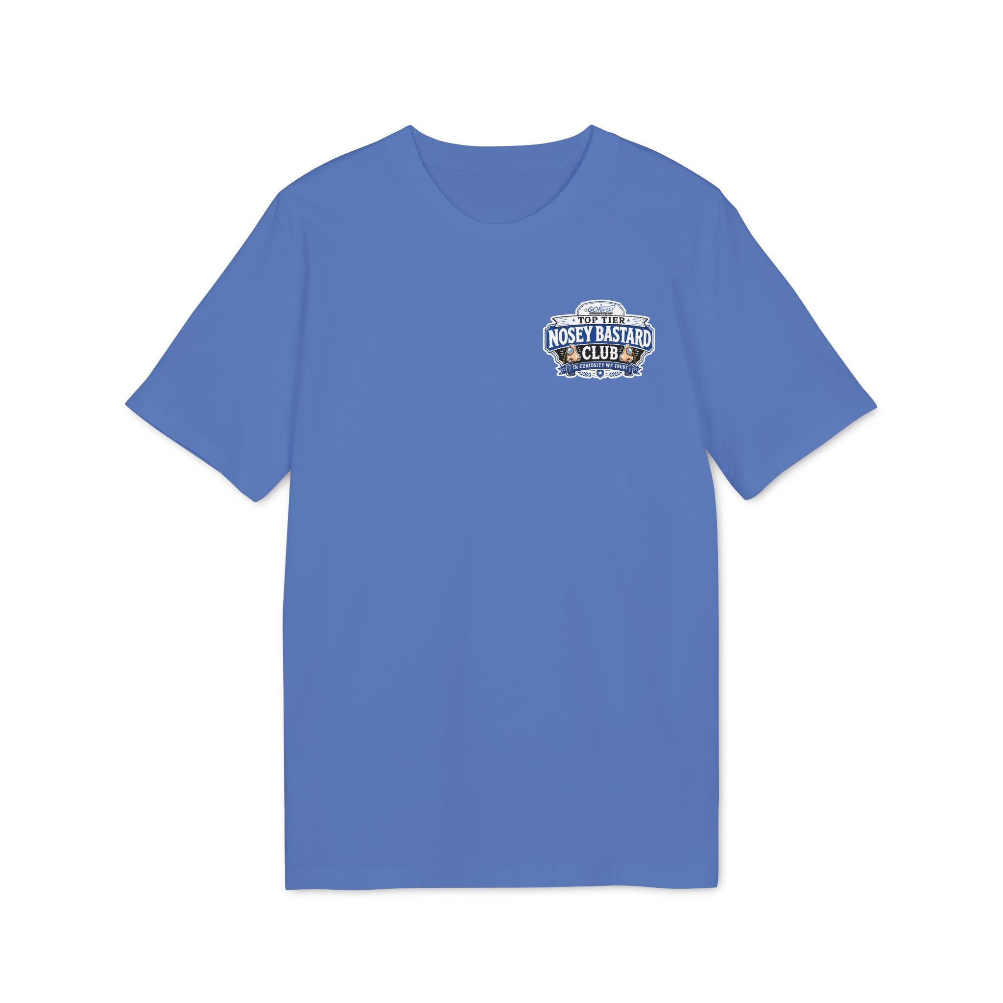 'TOP TIER' Nosey Bastard Club👃| Official GO Forth! T-Shirt | Small Chest Logo | Colour