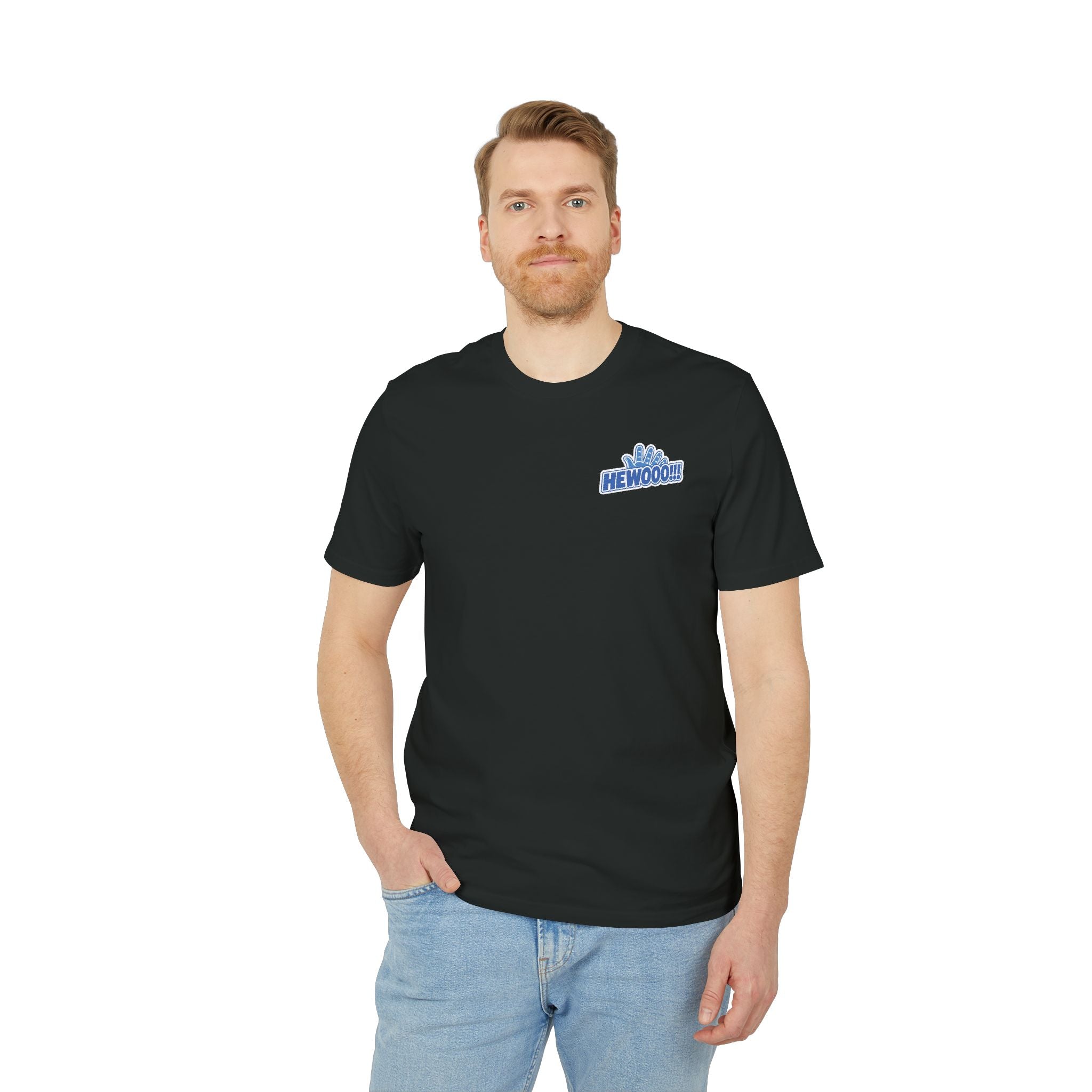 HEWOOO!!! 👋 | Official GO Forth! T-Shirt | Small Chest Logo | Colour
