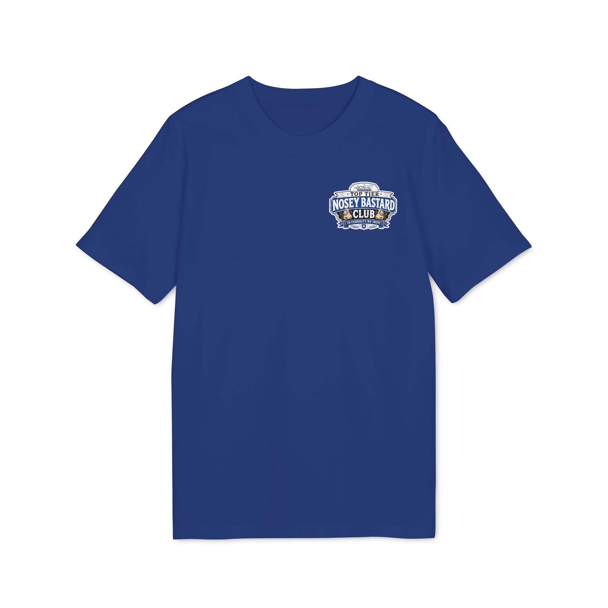 'TOP TIER' Nosey Bastard Club👃| Official GO Forth! T-Shirt | Small Chest Logo | Colour