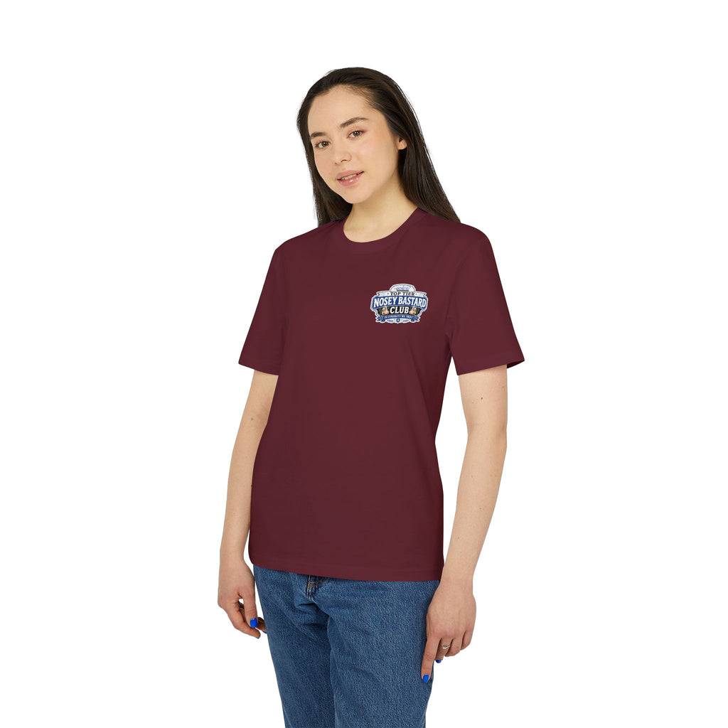 'TOP TIER' Nosey Bastard Club👃| Official GO Forth! T-Shirt | Small Chest Logo | Colour