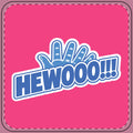 OFFICIAL GO Forth! Drink Coaster | HEWOOO!!! | Pink 🩷