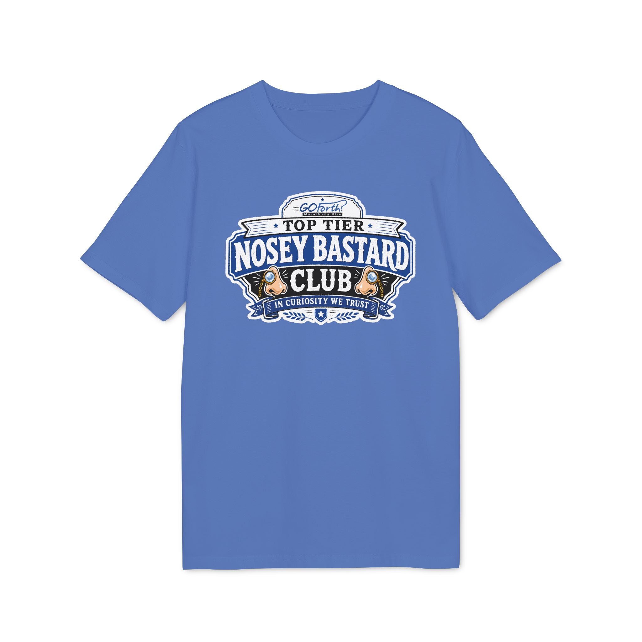 'TOP TIER' Nosey Bastard Club👃| Official GO Forth! T-Shirt | Large Chest Logo | Colour