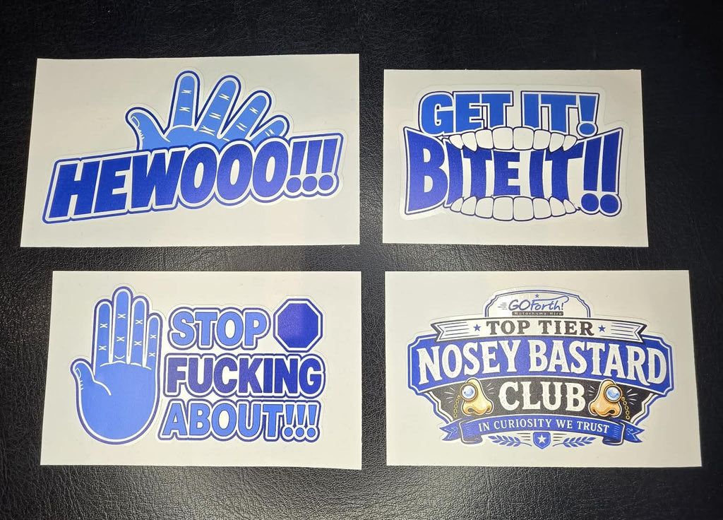 OFFICIAL GO Forth! Sticker Bundle | 4 PACK + FREE SHIPPING! 📦