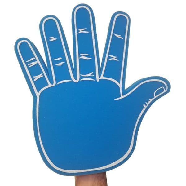 OFFICIAL GO Forth! Giant Blue Wavey Foam Hand [+FREE SHIPPING! 📦]